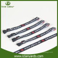 Fashion custom woven music wristband companies for party